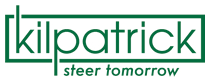 Logo di Kilpatrick con scritto 'steer tomorrow'