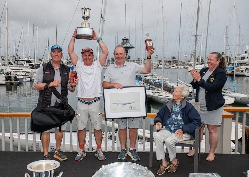 Etchells World Championships - Cowes Etchells Fleet Members Claim Their Prizes!