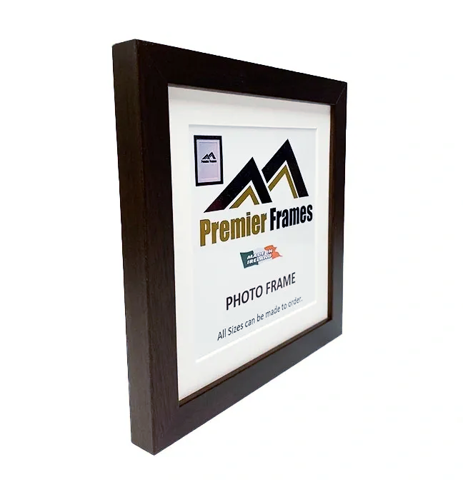 A102MBNM Black Wood Grain Frame with 1" Narrow Mount