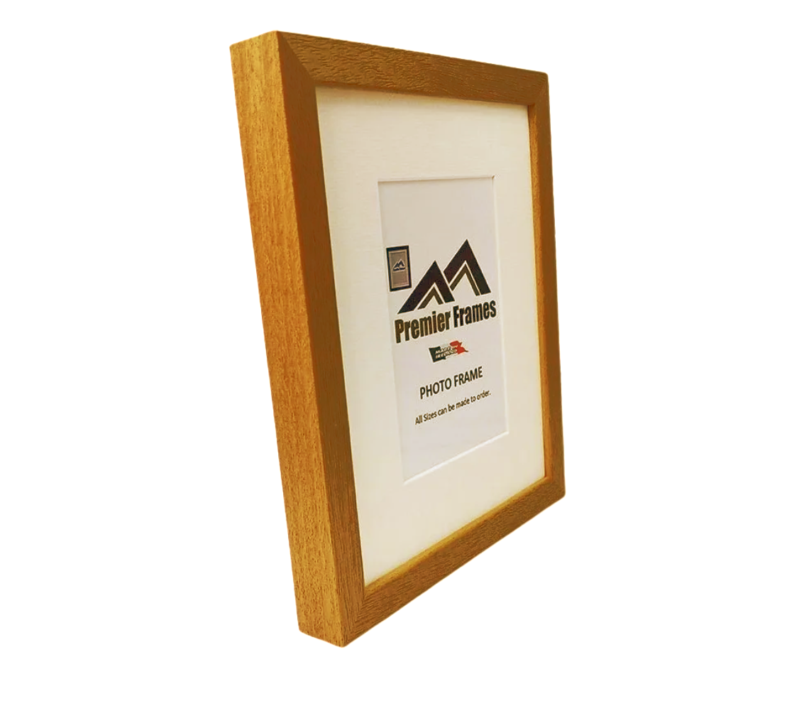 A102LWWM Light Wood (Honey) Wood Grain Frame with 2" Wide Mount