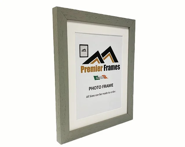 A102LGNM Light Gray Wood Grain Frame with 1" Narrow Mount