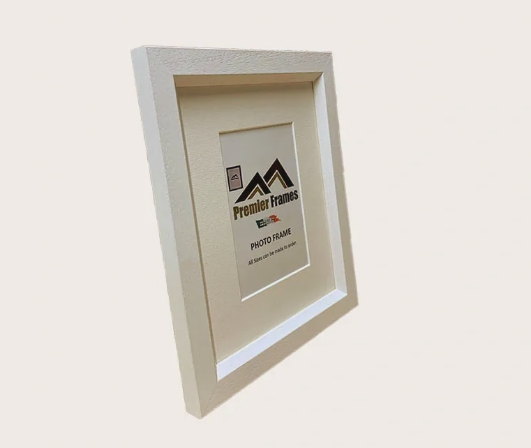 A105BV Beveled Edge Matt Ivory (Limed White) Wood Grain 20mm Deep x 30mm on face.