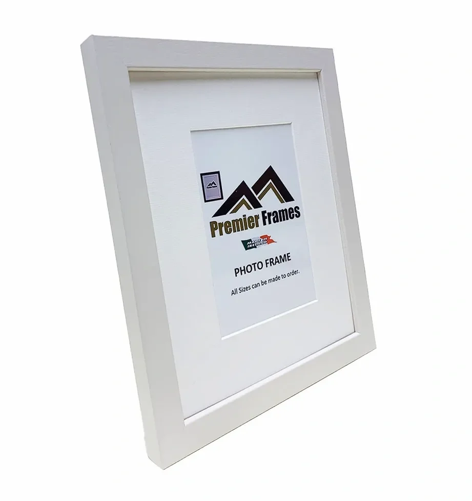 A102AWWM Ivory (Limed White) Wood Grain Frame with 2" Wide Mount