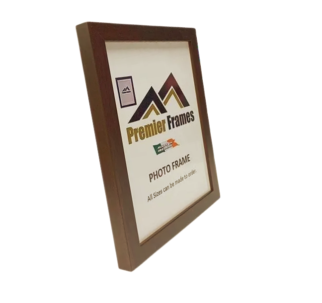 A102SB Smooth Finish Dark Brown Wood Frame (No Mount).