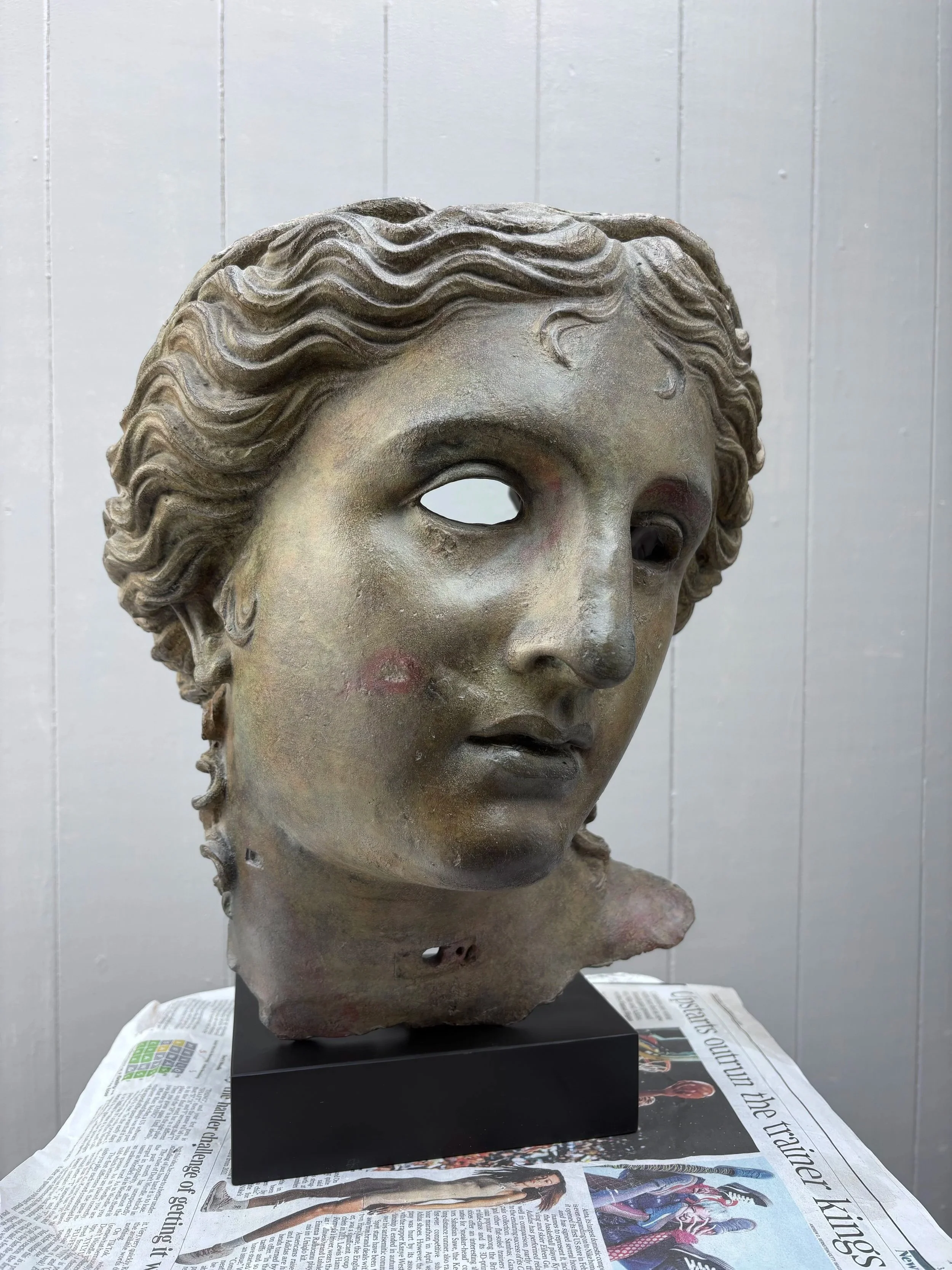 Bronze replica of the head of Aphrodite of Satala for the British Museum, cast by Arch Bronze