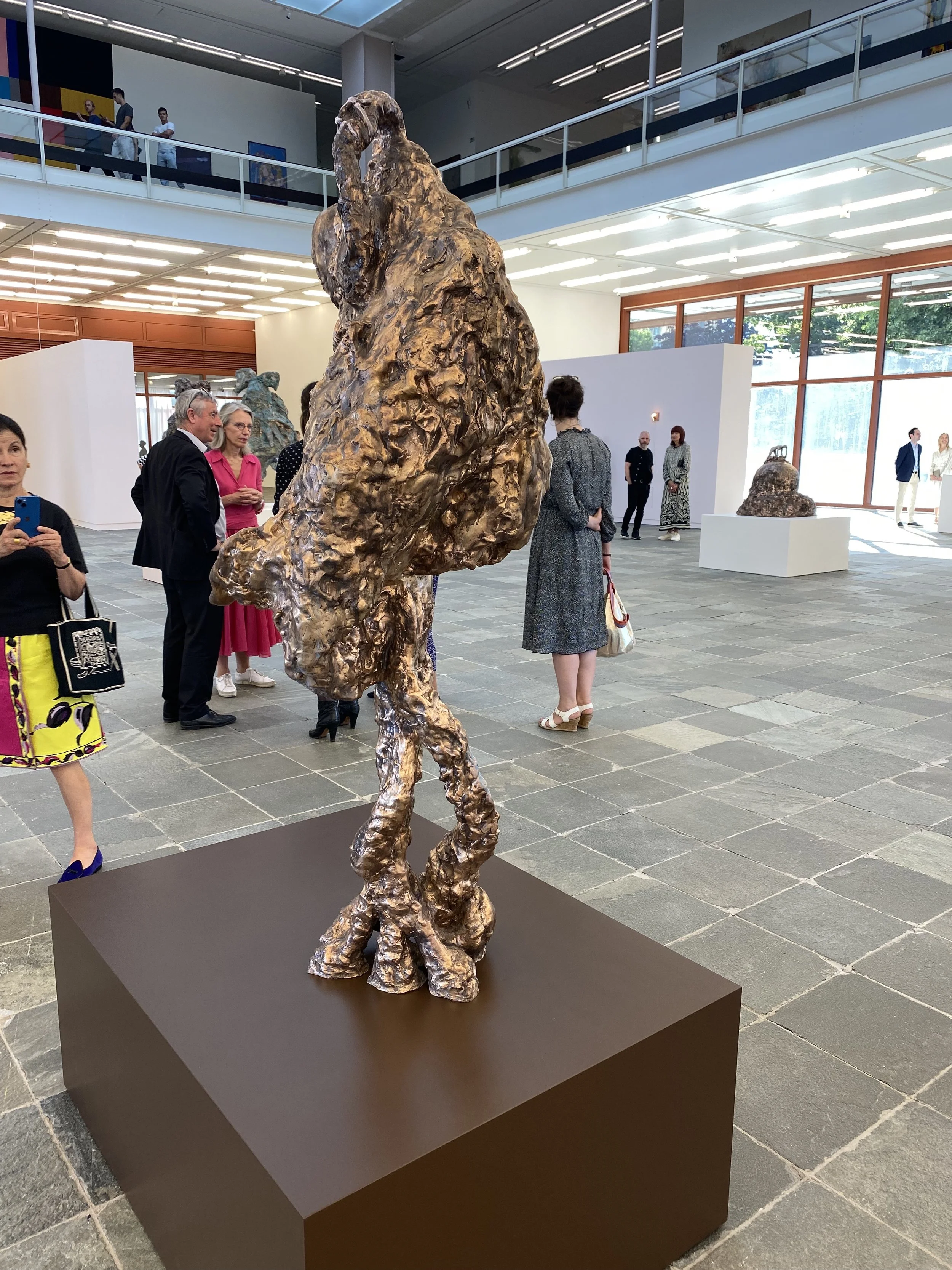 Rebecca Warren bronze sculpture in The Now Voyager at Belvedere 21, Vienna.