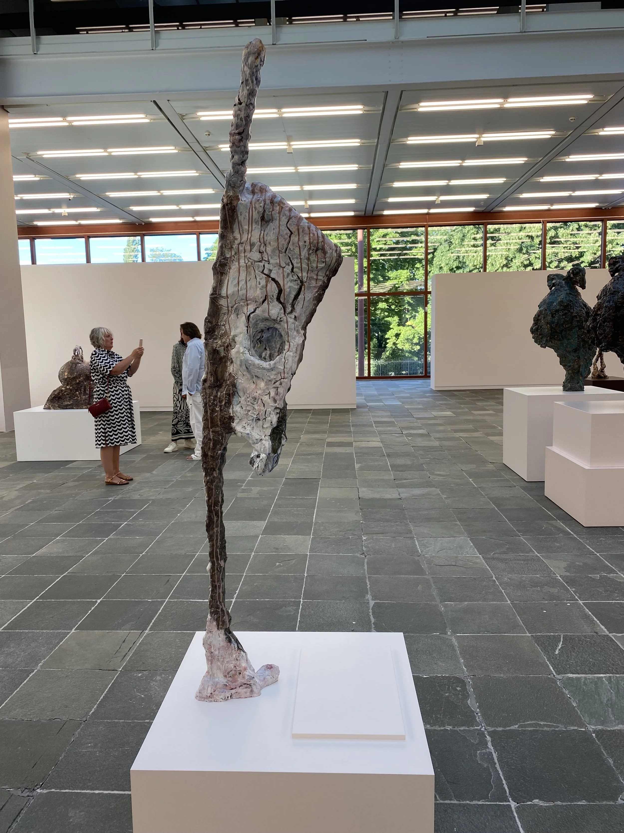 Rebecca Warren bronze sculpture in The Now Voyager at Belvedere 21, Vienna.