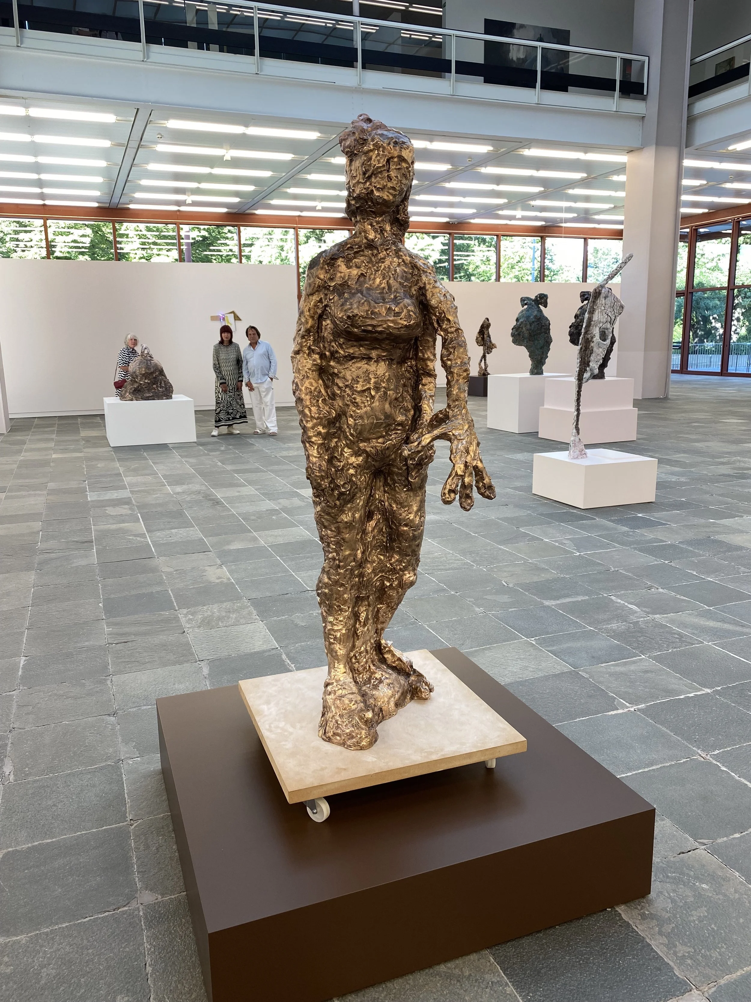 Rebecca Warren bronze sculpture in The Now Voyager at Belvedere 21, Vienna.