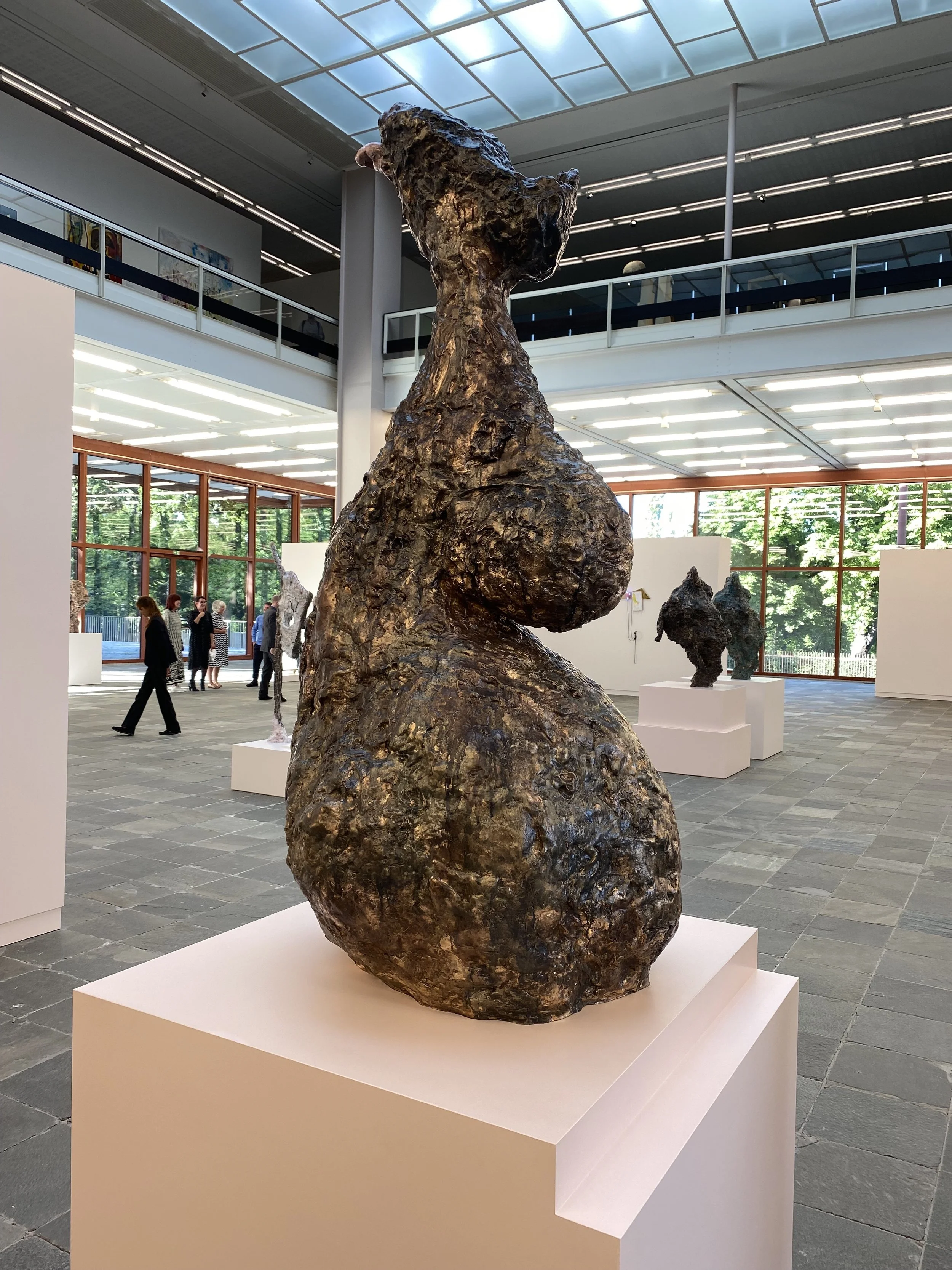 Rebecca Warren bronze sculpture in The Now Voyager at Belvedere 21, Vienna.