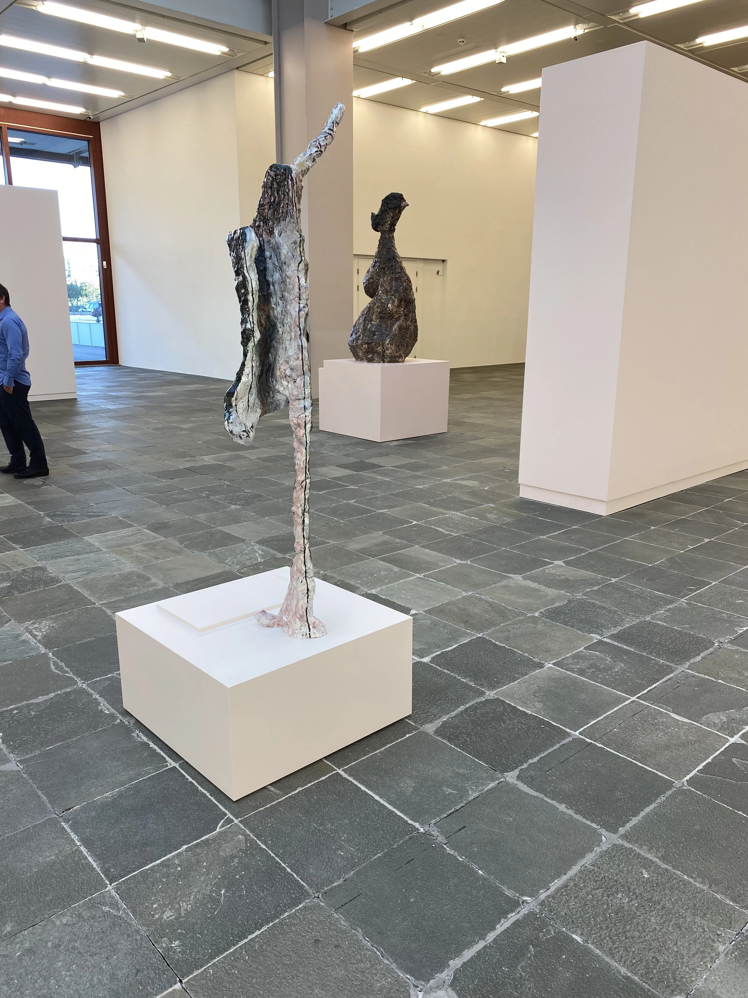Rebecca Warren bronze sculpture in The Now Voyager at Belvedere 21, Vienna.