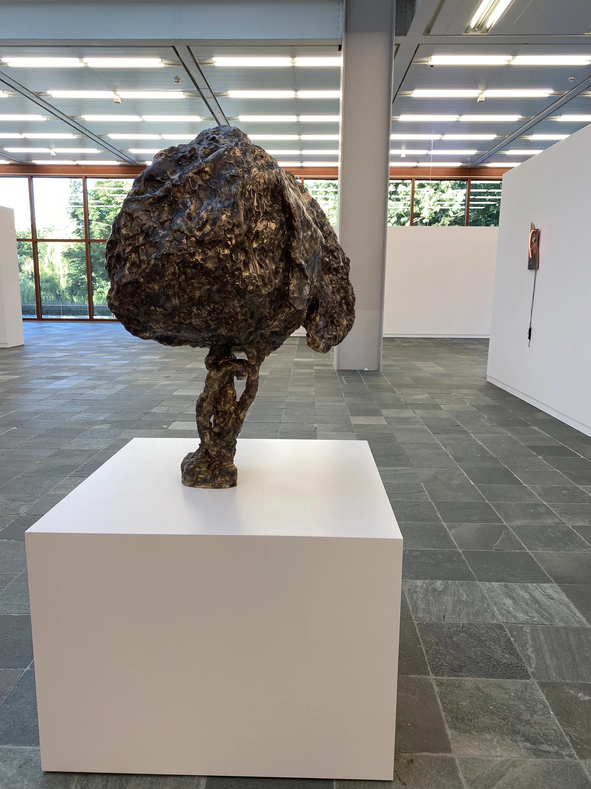 Rebecca Warren bronze sculpture in The Now Voyager at Belvedere 21, Vienna.