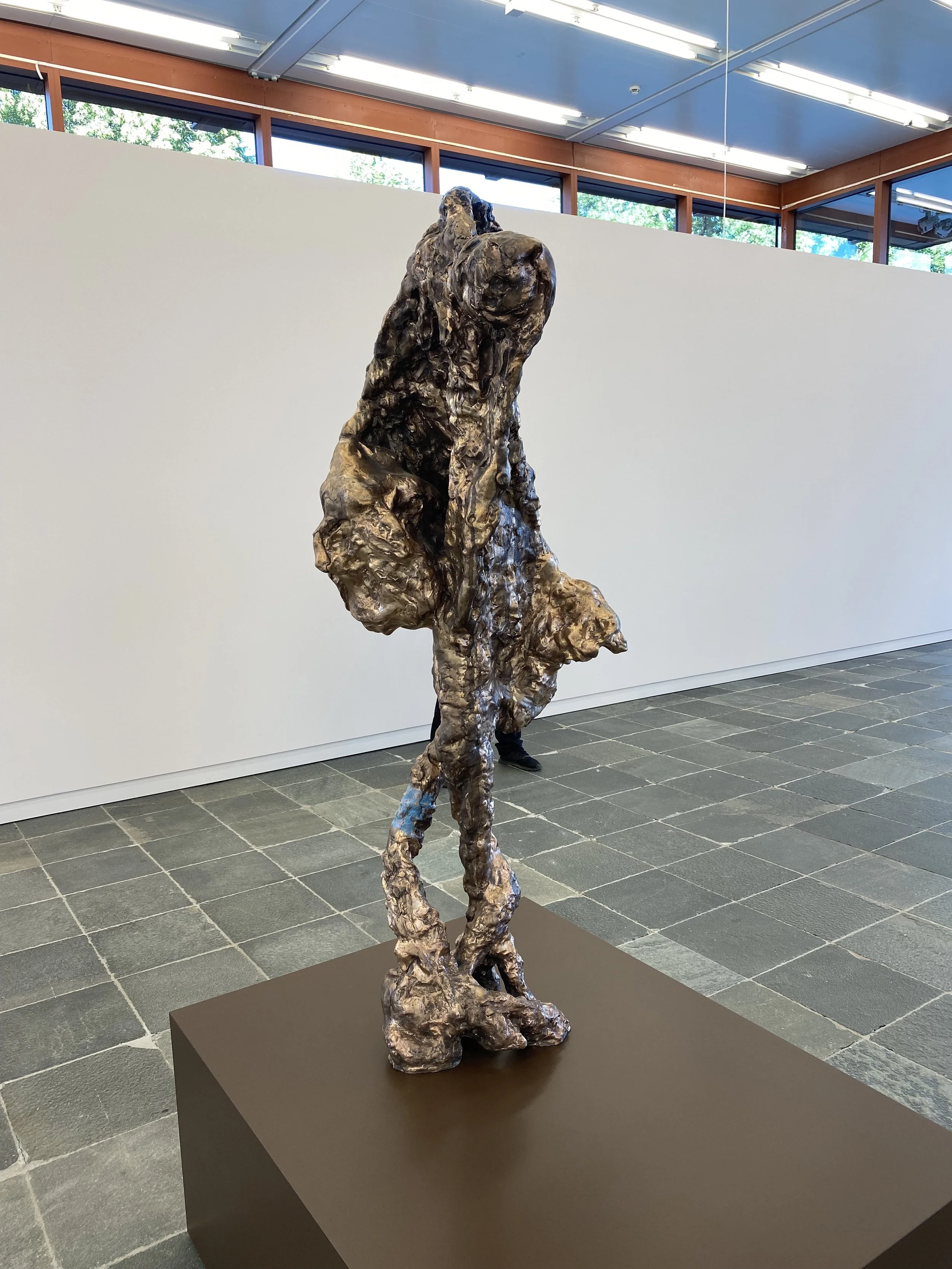 Detail of a Rebecca Warren bronze sculpture in The Now Voyager at Belvedere 21.