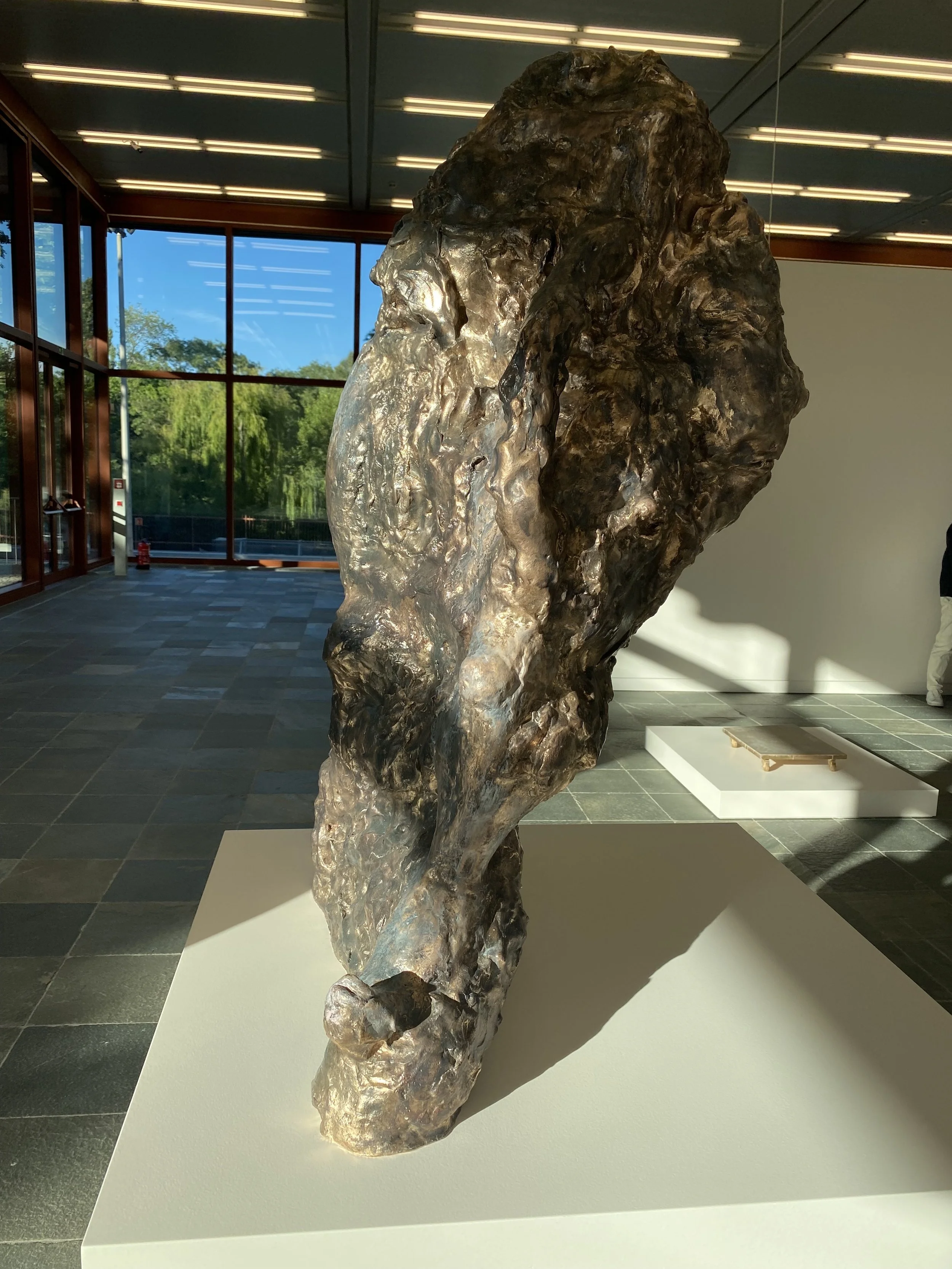 Rebecca Warren bronze sculpture in The Now Voyager at Belvedere 21, Vienna.
