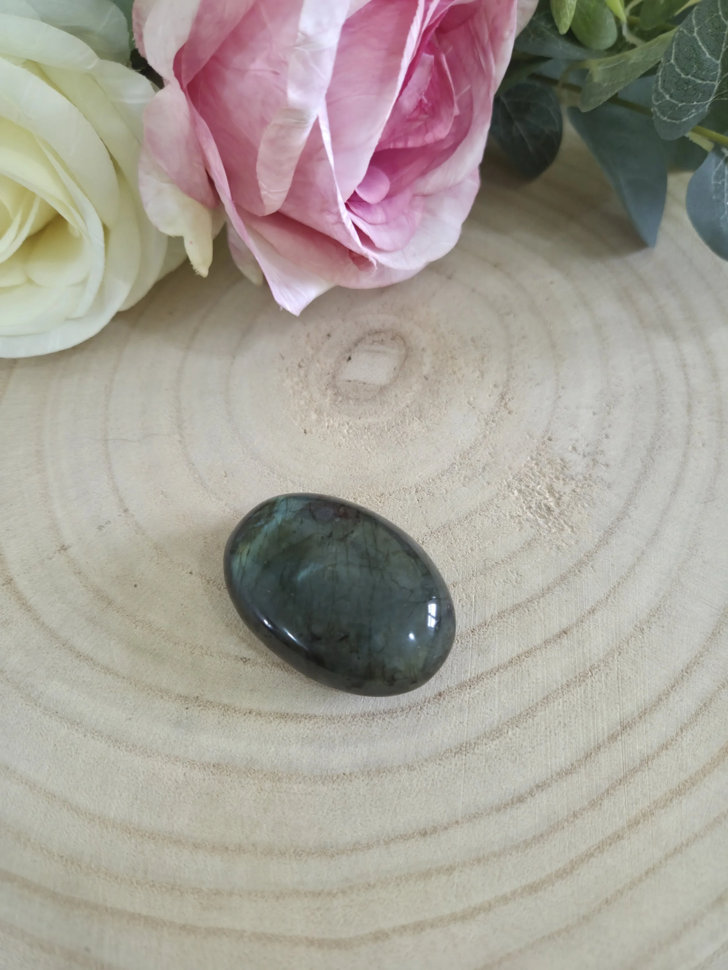 Labradorite palm stones