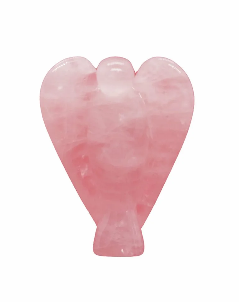 Rose Quartz Angel Figurine 40mm