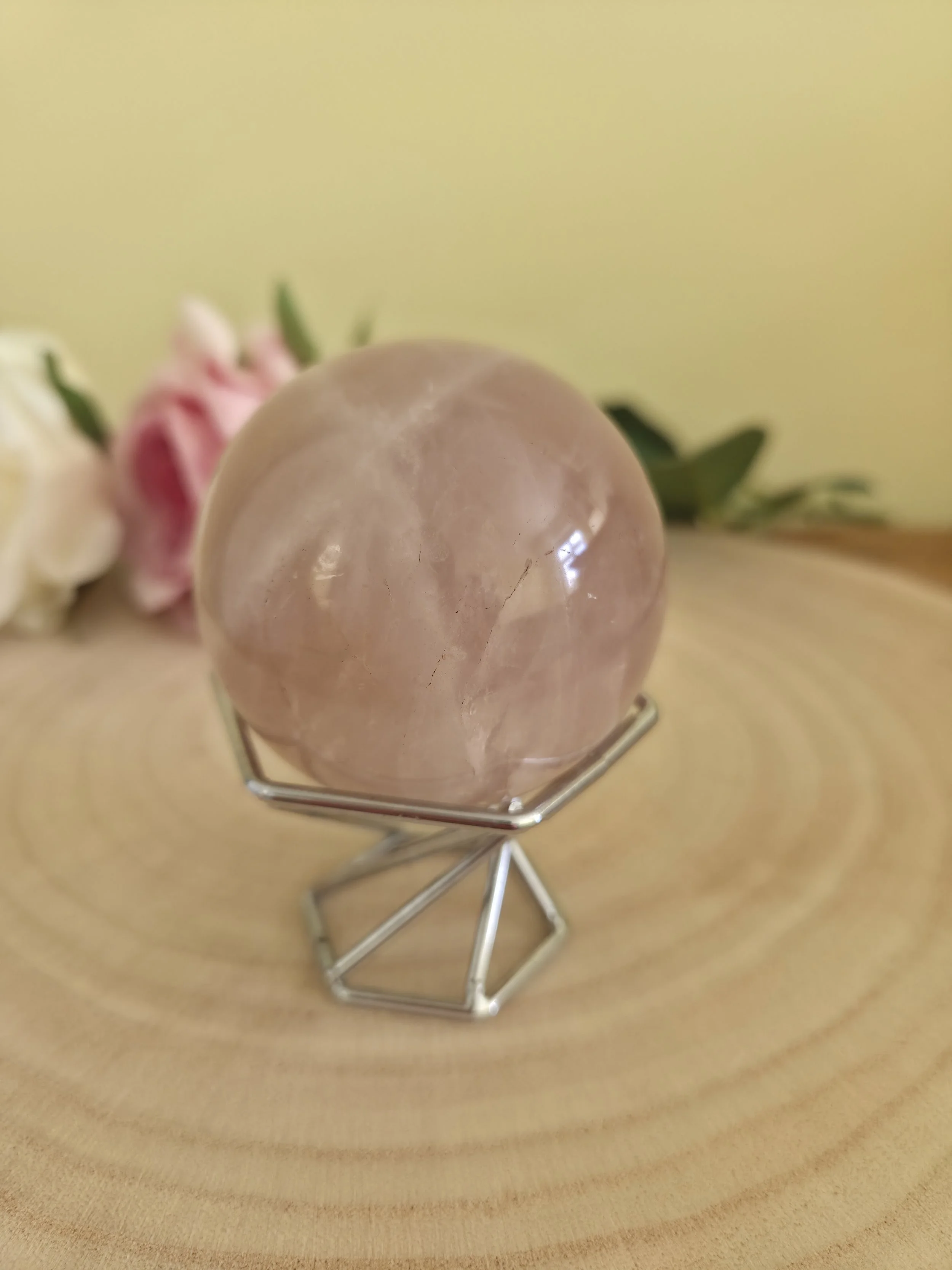 Medium Rose Quartz Serenity Sphere 19cm