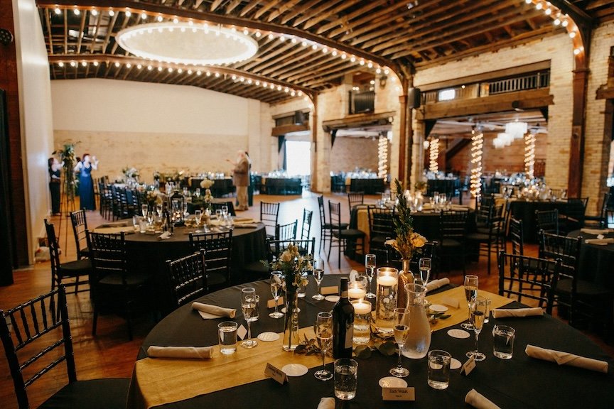 The Harris Building Grand Rapids, Michigan Moody Wedding Design