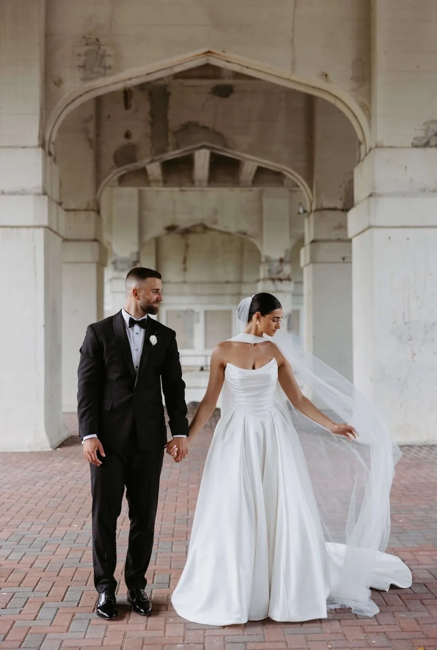 Editorial Wedding Portrait in Petoskey, Michigan