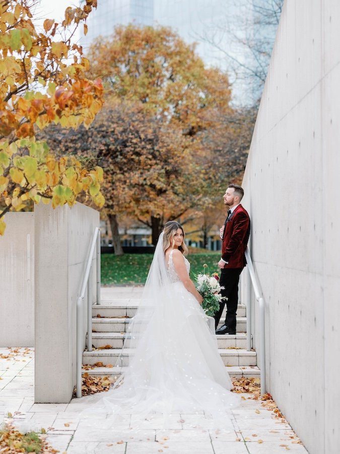 Fall Wedding Portraits in Grand Rapids, Michigan