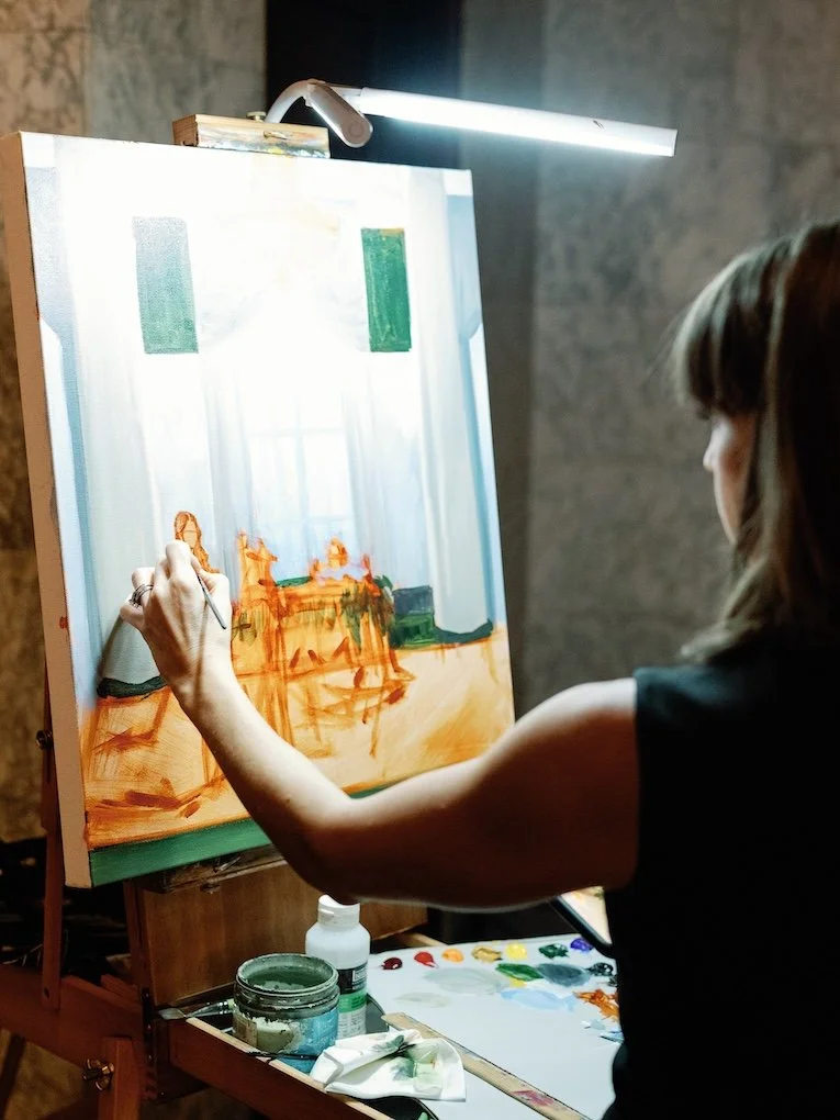 Live Wedding Painter at The Ballroom at McKay in Grand Rapids