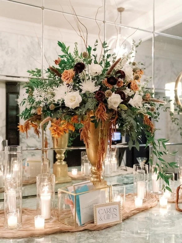 Wedding Welcome Table at The McKay Ballroom in Grand Rapids