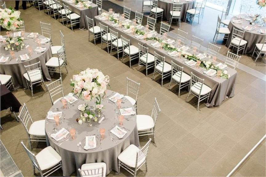 Modern Wedding Reception at Grand Rapids Art Museum (GRAM)  