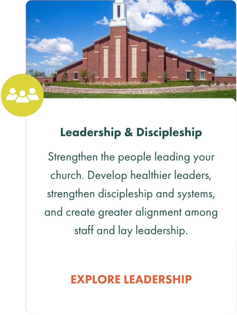 Wellspring helps strengthen church leaders, improve discipleship and systems, and create greater alignment among staff and lay leadership.