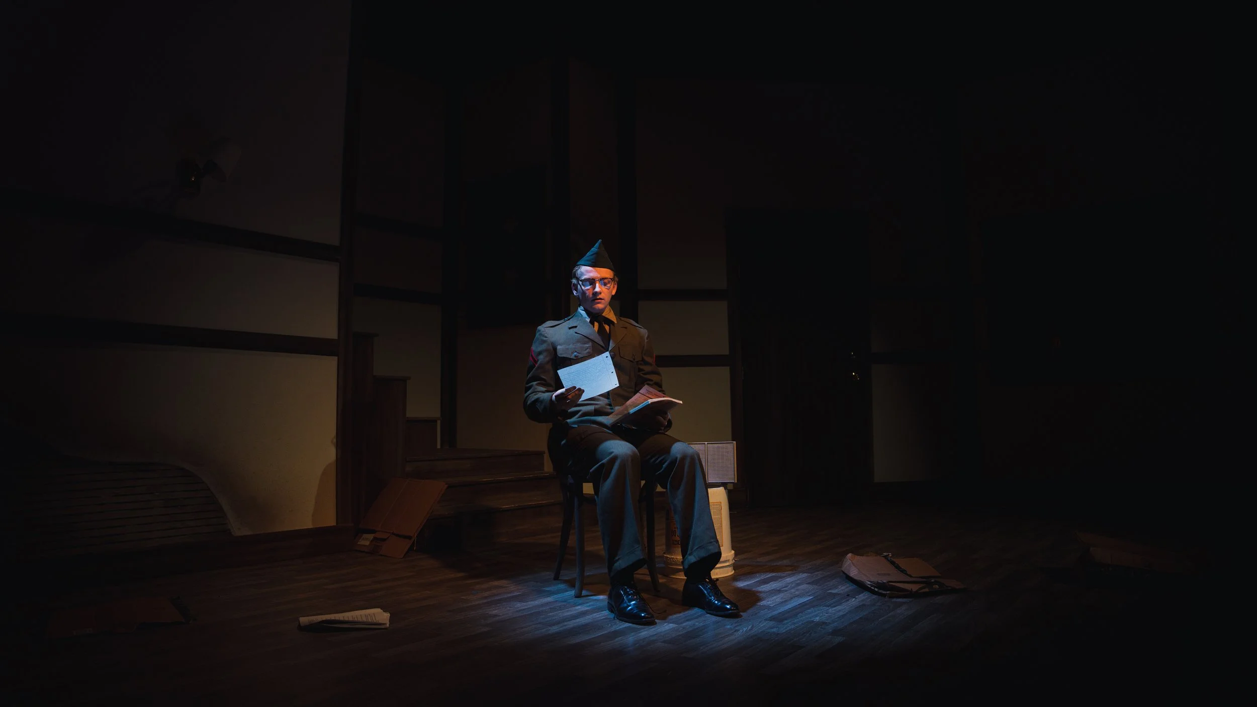 Cayden Smaka as Kenneth in Clybourne Park at the Panowski Blackbox Theatre
Credits: @yonderjohn