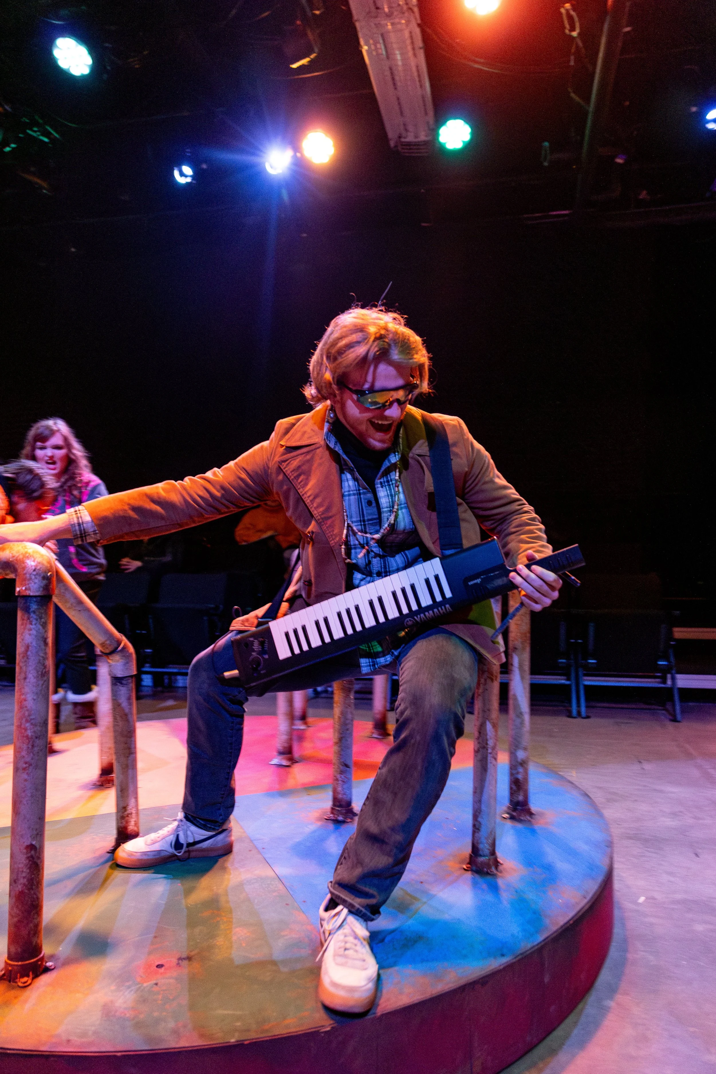 Cayden Smaka as Balthasar in Much Ado About Nothing at the Panowski Blackbox Theatre
Credits: @yonderjohn
