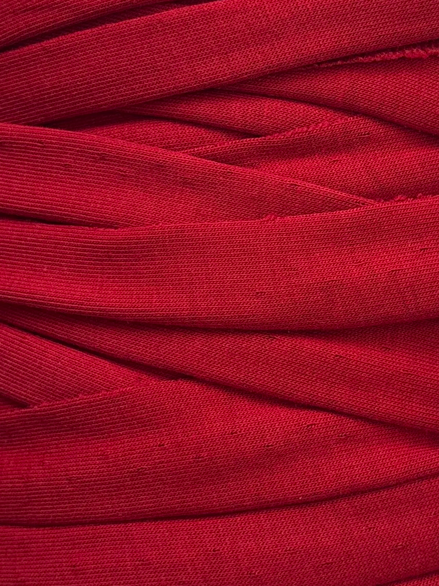 Close-up of burgundy colour swatch
