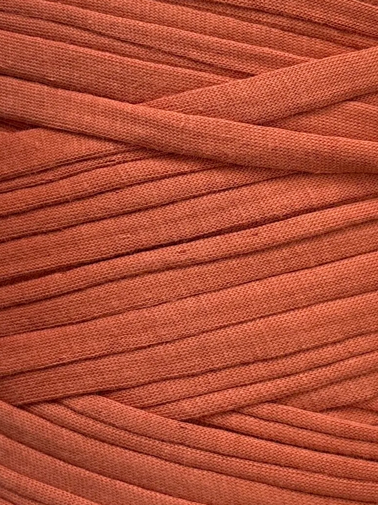 Close-up of coiled orange and pink shoelaces.