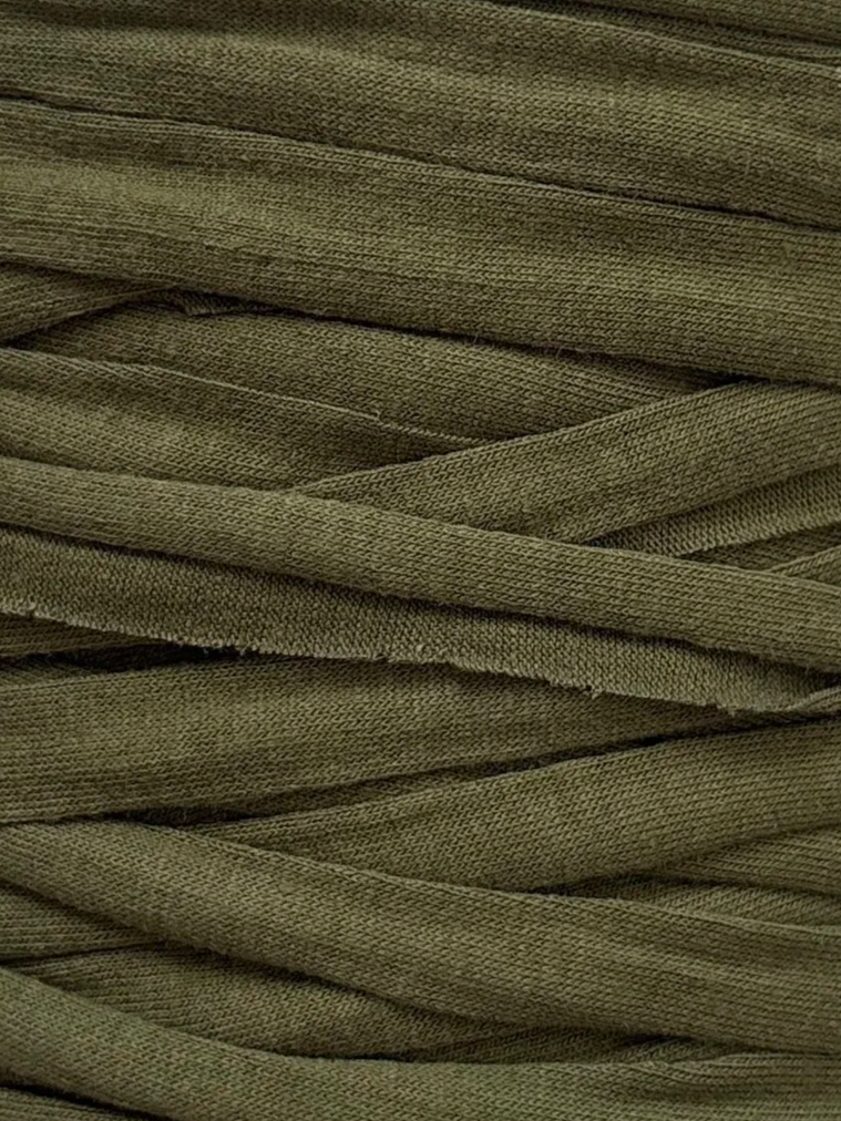 Close-up of olive colour swatch