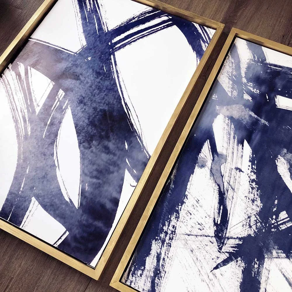 DIY That Abstract Art: Easy Tutorial for West Elm Knock Off