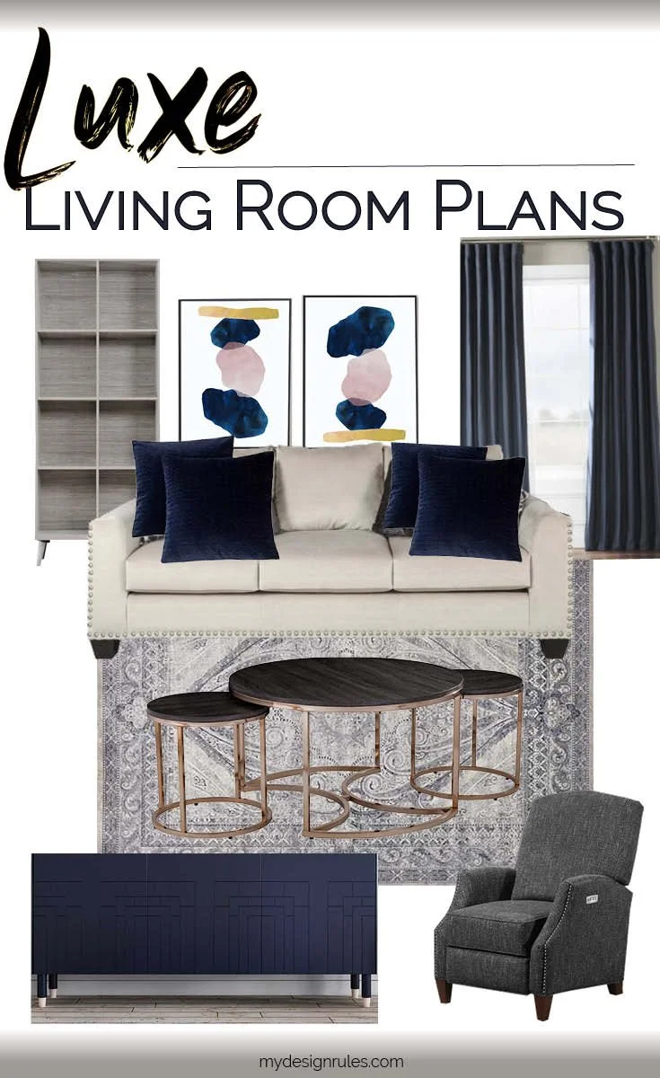 Traditional Luxe Living Room in the Making