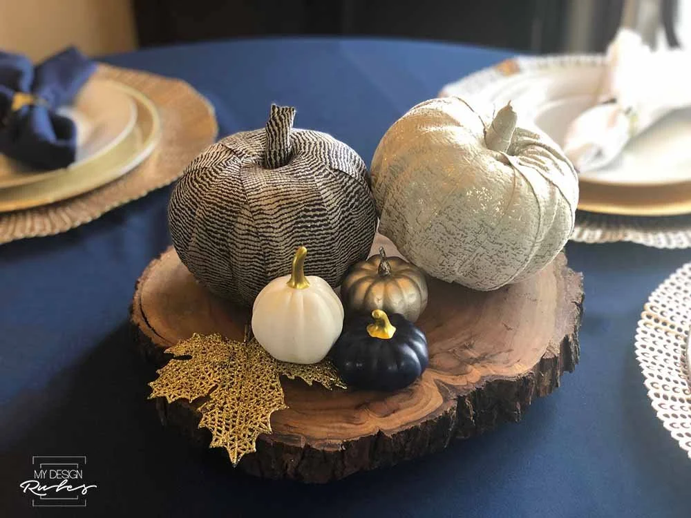 Easy Decorated Pumpkins for an Elegant Fall Home