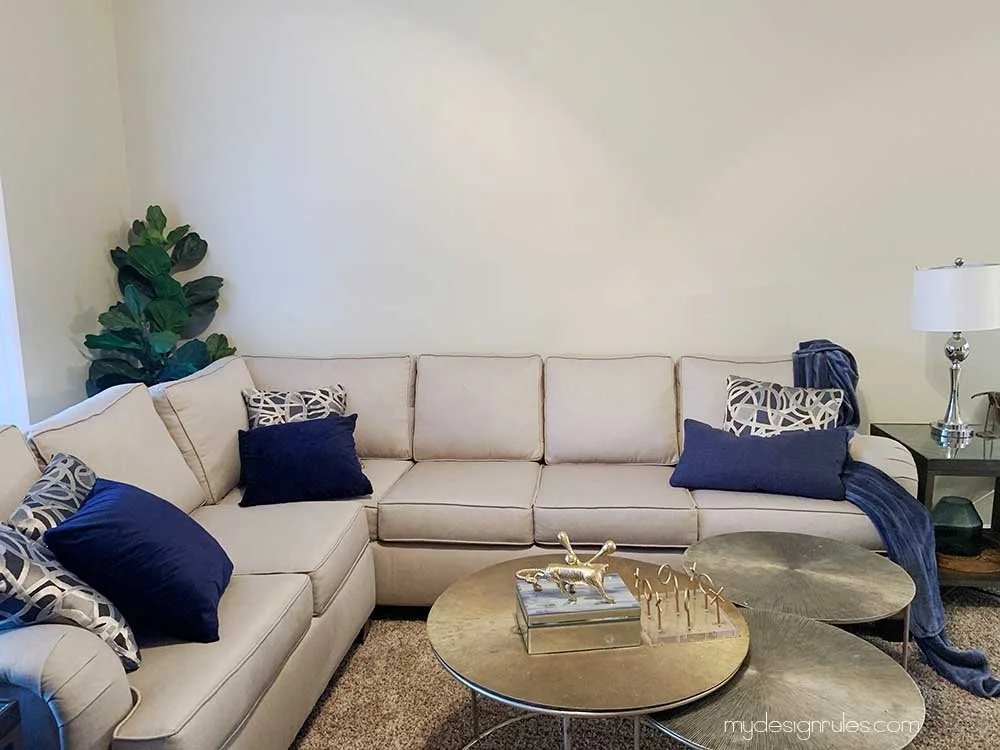 Designing a Blue Family Room
