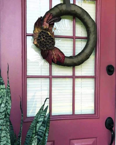Simple DIY Fall Wreath Tutorial for a Welcoming Front Door