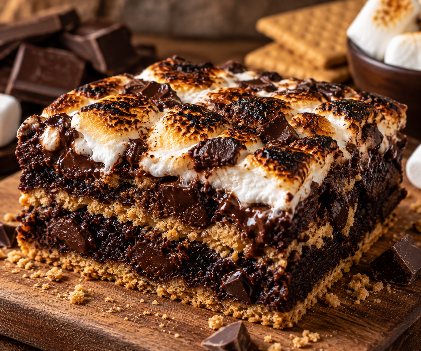 Protein S’mores Brownie ( 41g PROTEIN)