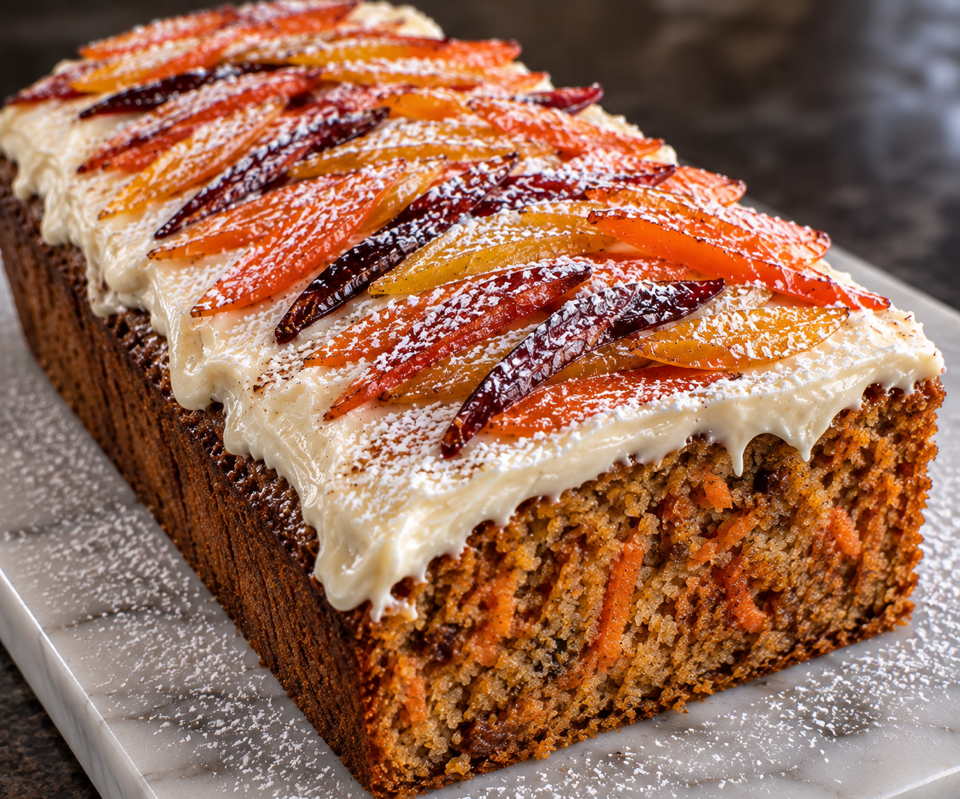 Organic Protein Carrot Cake        (40g PROTEIN PER SLICE)