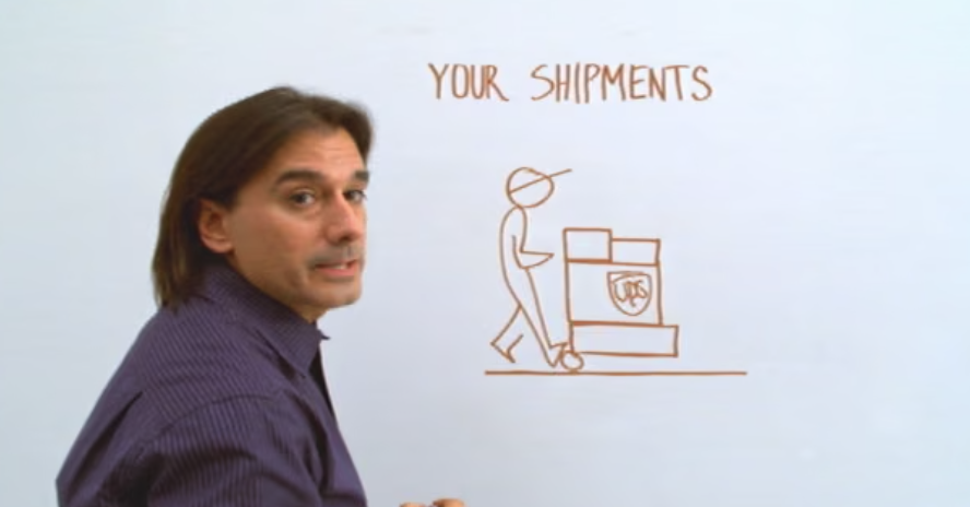 UPS Whiteboard.