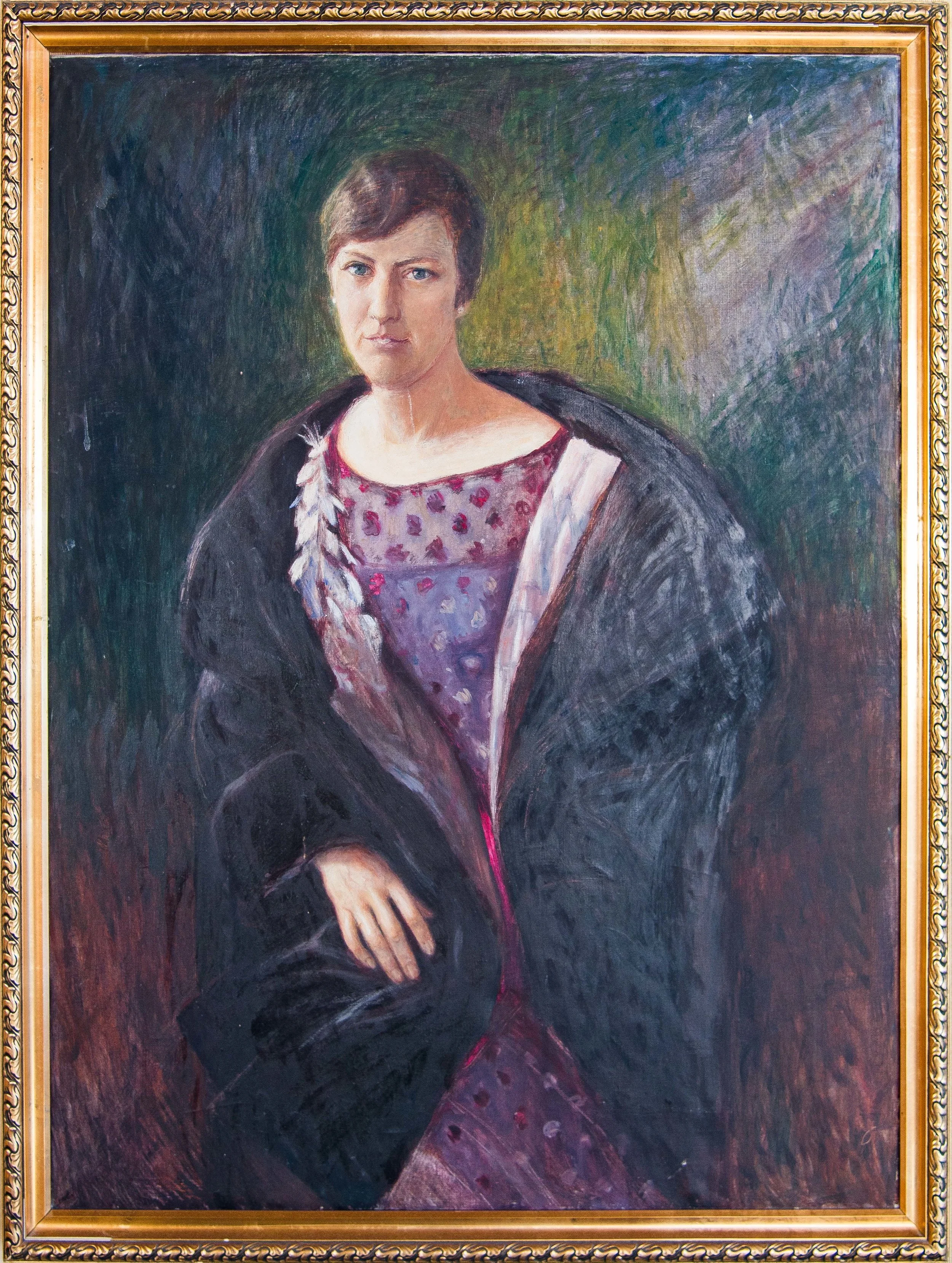 Unknown artist - Portrait of Mrs. Marta Kvikne