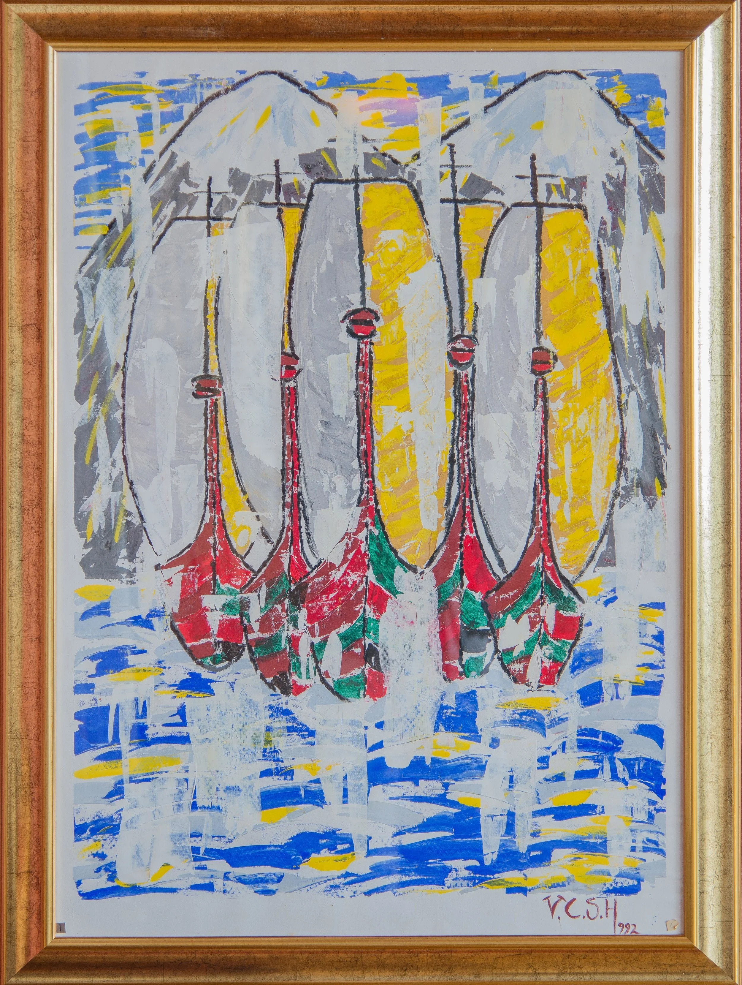 Veslemøy CS Hetleøen - Boat motif 