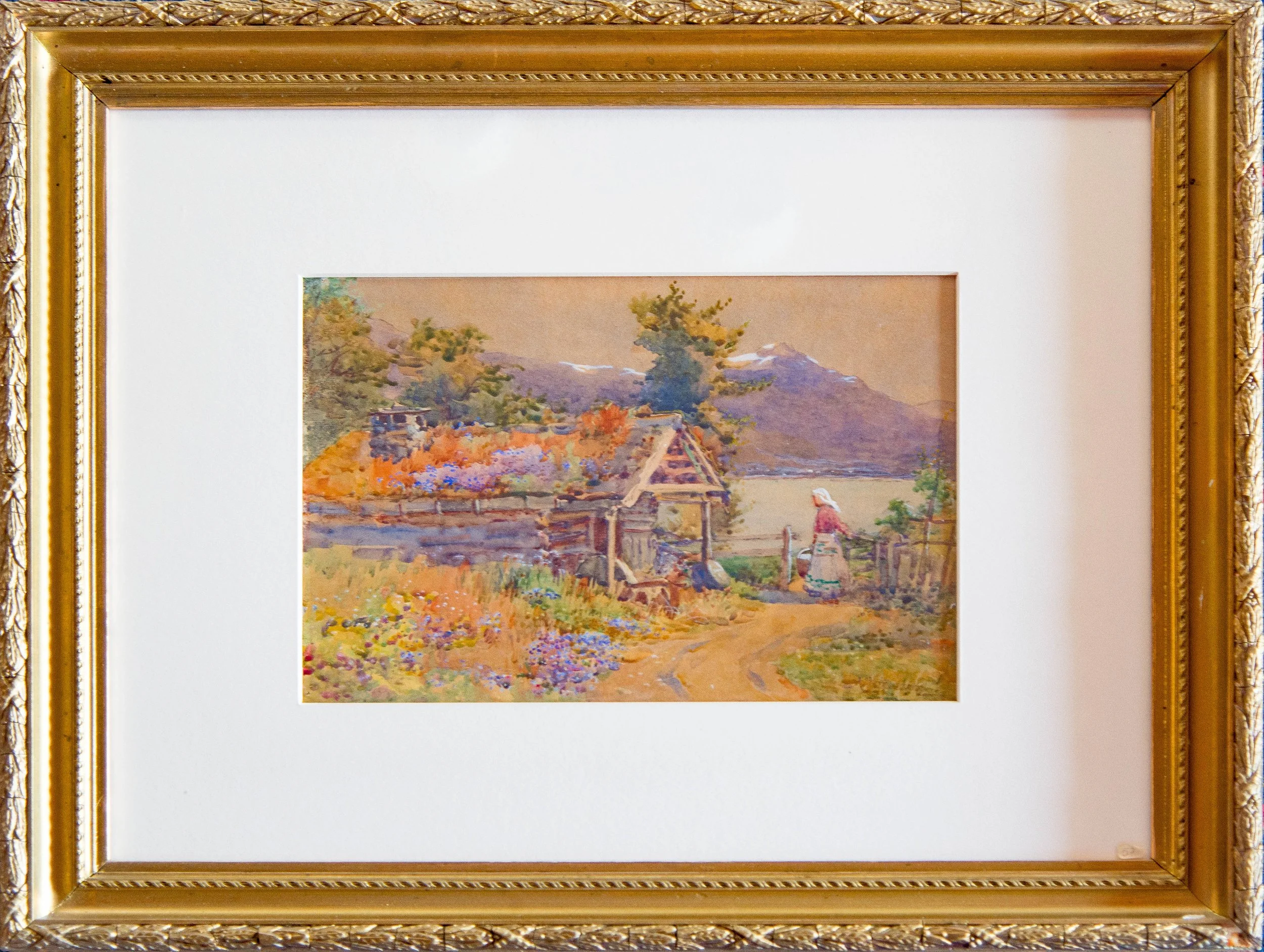 Vethanwood, A. - Outhouse and lady