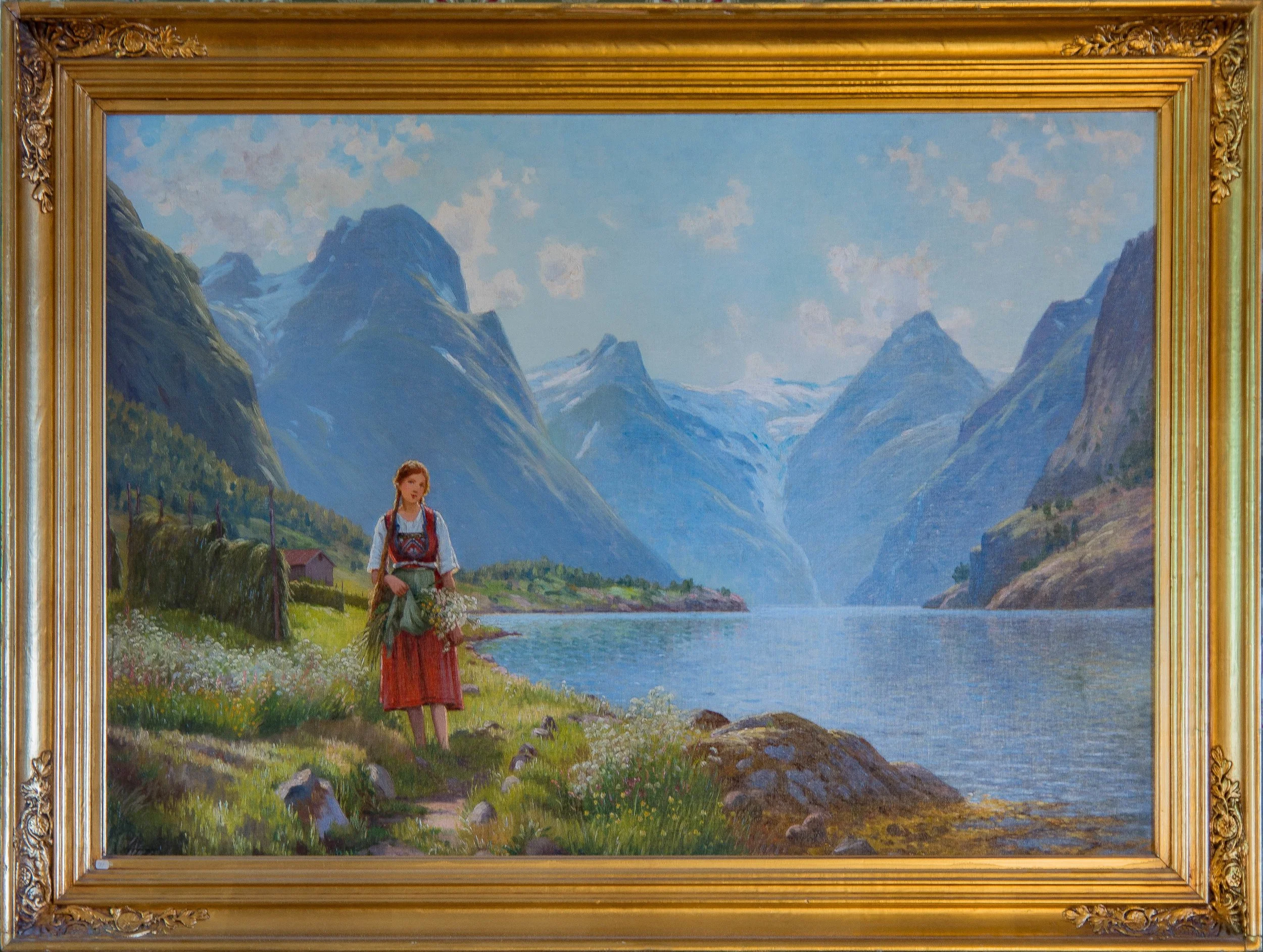 Emma Normann - Girl in national costume