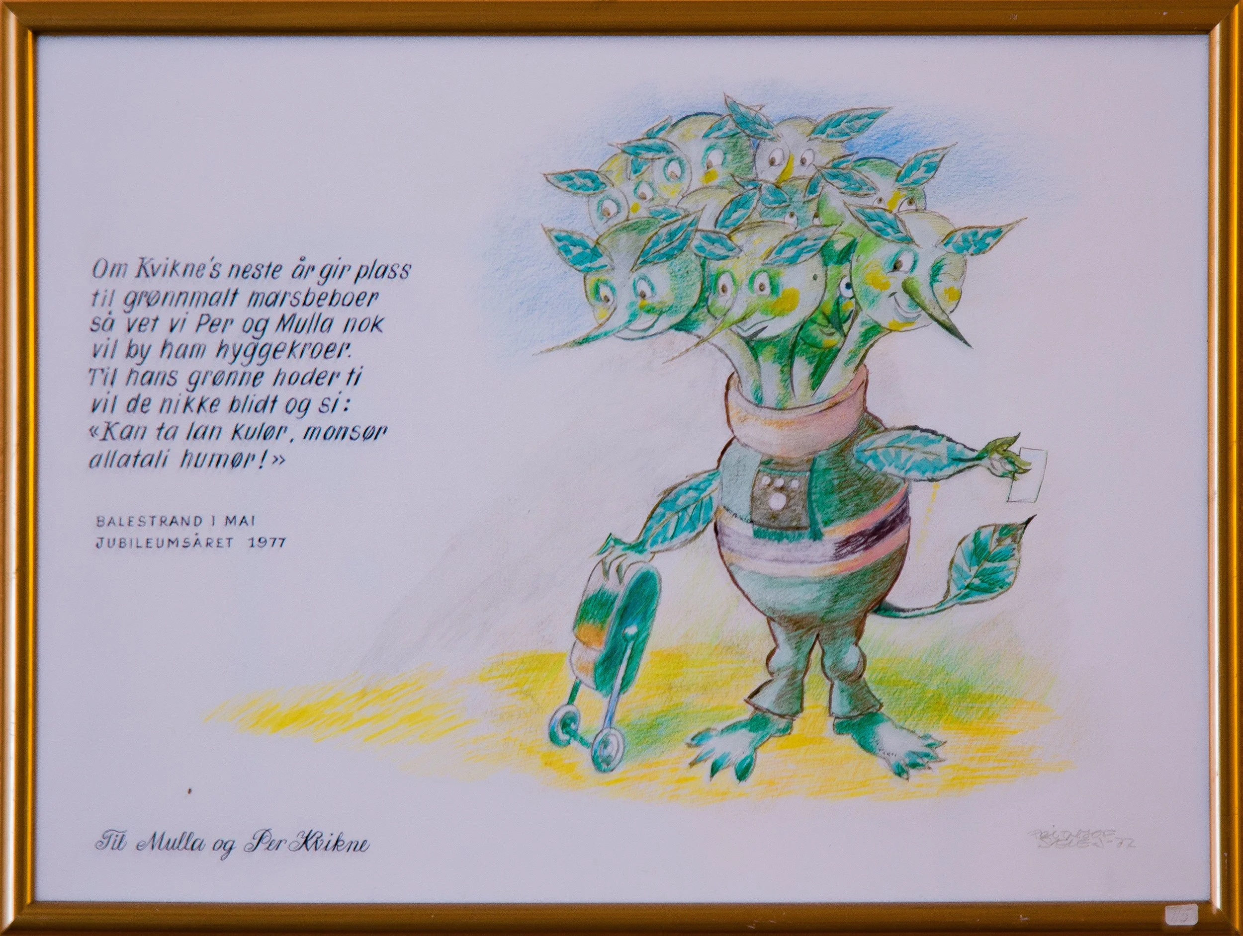 Fritjof Sælen - Helsing for the anniversary year 1997