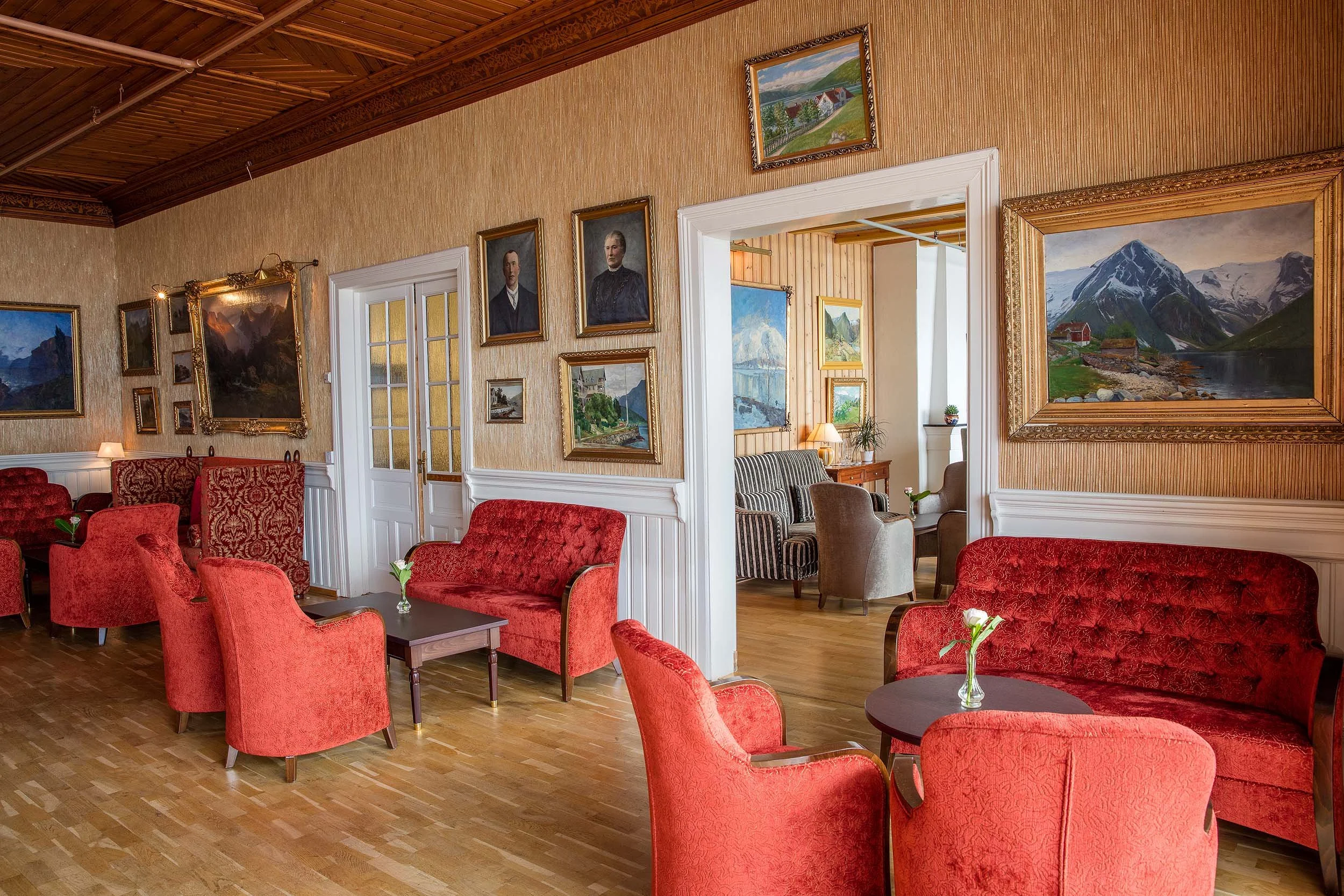The smoking lounge