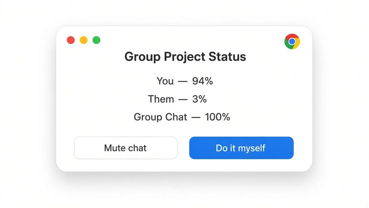 Group Project Status Tee