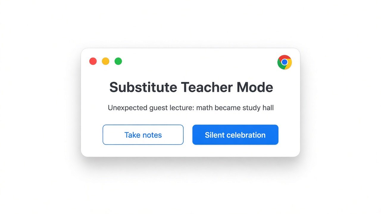 Substitute Teacher Mode Tee