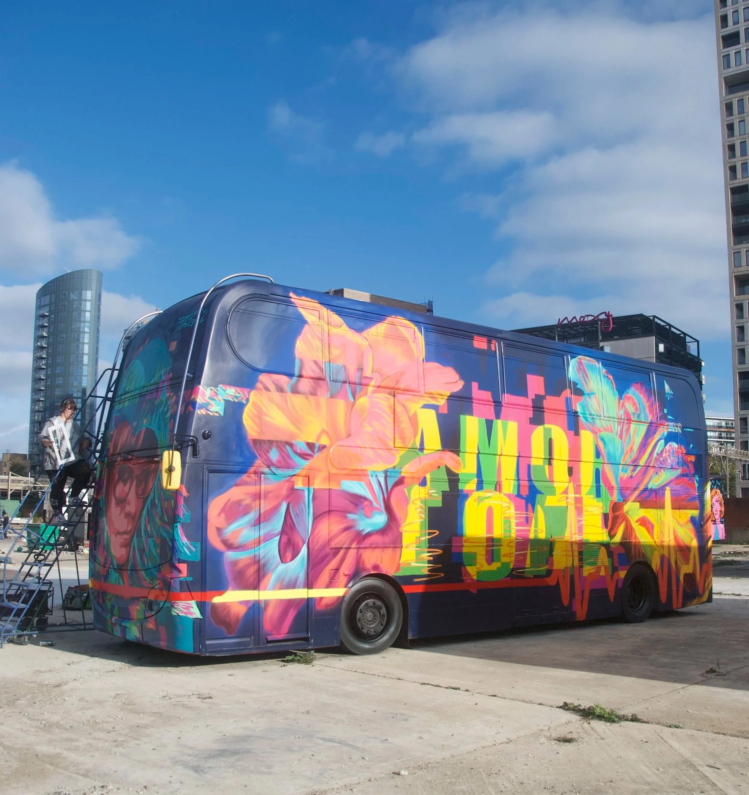 London Love Bus - Stratford, London, Uk  - 2026