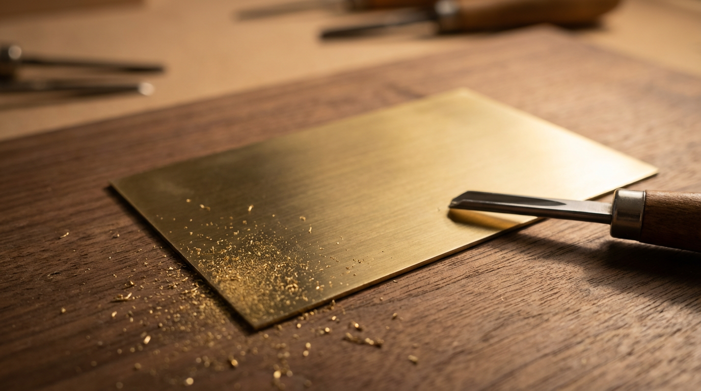 Engraved Brass Plaque